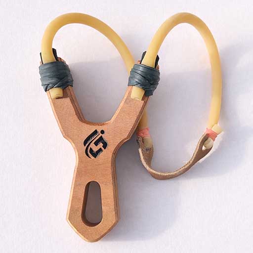Tournament Grade Wooden Slingshot