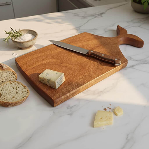 Versatile Wooden Kitchen Board - Front