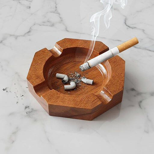 Portable Compact Mini Ashtray - Top View